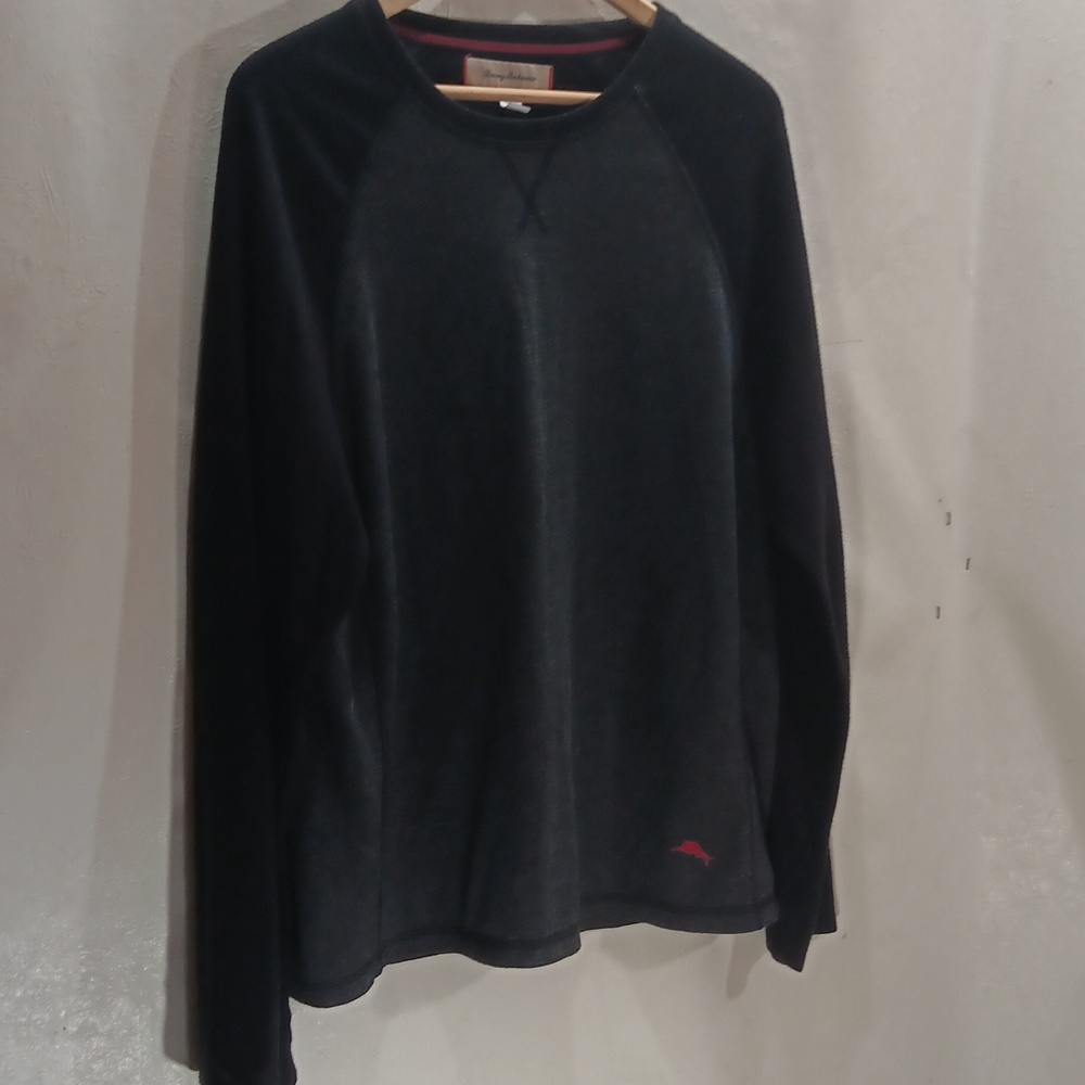 Tommy Bahama Men's Crew Neck Sweatshirt Size XLarge Black AndGrey